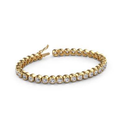 Tennis bracelet Bianca 4 mm 585 gold lab-grown diamond 8.75 crt