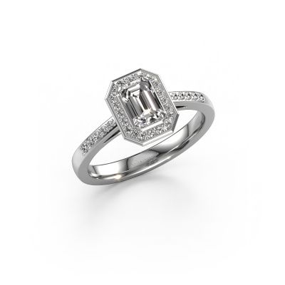 Verlobungsring Dodie 2 eme 950 Platin Diamant 1.102 crt