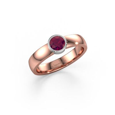 Ring Ise 1 585 rose gold rhodolite 4.7 mm