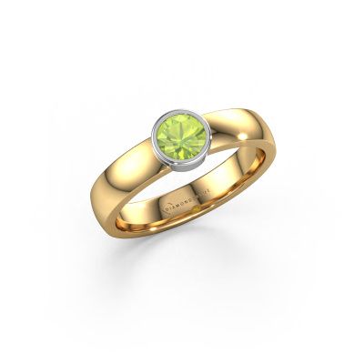Ring Ise 1 585 gold peridot 4.7 mm