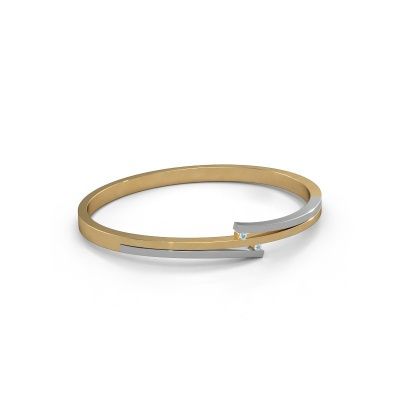Armband Roxane 585 Gold Aquamarin 2 mm