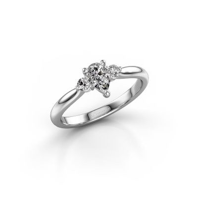 Engagement ring Lieselot PER 585 white gold diamond 0.56 crt