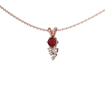 Pendant Royce 585 rose gold ruby 4 mm