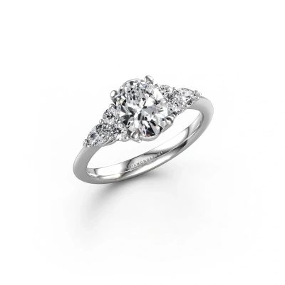 Verlovingsring Melani OVL 950 platina lab-grown diamant 1.64 crt