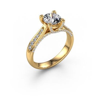 Engagement ring Mia 3 585 gold lab grown diamond 1.412 crt