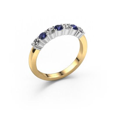 Ring Yasmin 7 585 gold sapphire 2.7 mm
