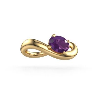 Verlobungsring Chloe OVL 585 Gold Amethyst 7,5x5,5 mm