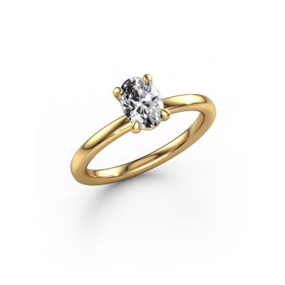 Engagement ring Simone OVL 1 585 gold diamond 0.70 crt