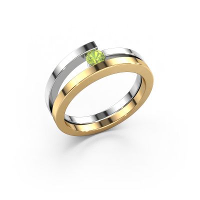 Ring Sandy 585 gold peridot 3.4 mm
