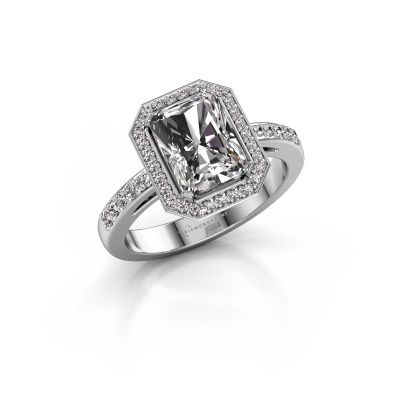 Engagement ring Dodie 2 RAD 585 white gold diamond 2.779 crt