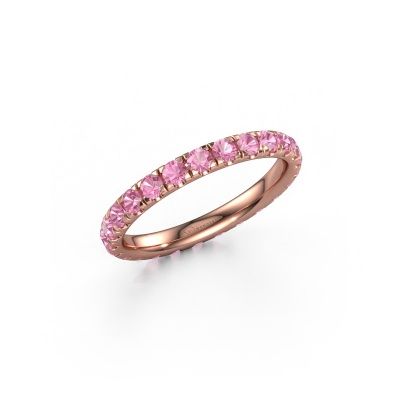 Ring Jackie 2.3 585 rose gold pink sapphire 2.3 mm