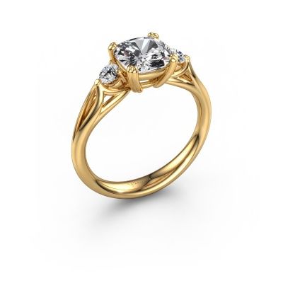 Engagement ring Amie cus 585 gold lab grown diamond 2.20 crt