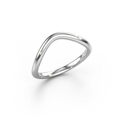 Stackable ring SR30C4 950 platinum