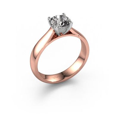 Engagement ring Sam 585 rose gold diamond 1.00 crt