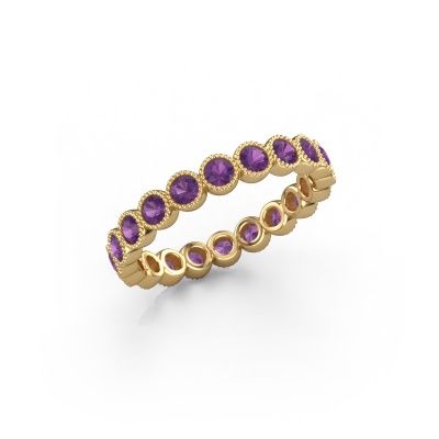 Ring Mariam 0.05 585 gold amethyst 2.4 mm