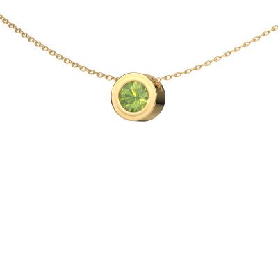 Pendant Ise 585 gold peridot 5 mm