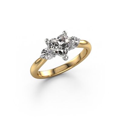 Verlovingsring Lieselot HRT 585 goud diamant 1.24 crt