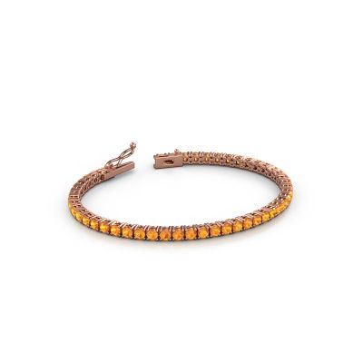 Tennisarmband Shirley 3.0 585 rosé goud