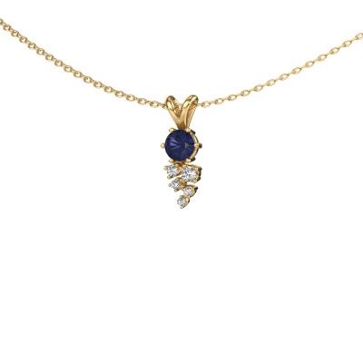 Pendant Royce 585 gold sapphire 4 mm