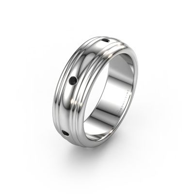 Ehering WH2236L 950 Platin Schwarz Diamant ±6x2.2 mm