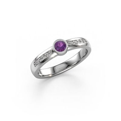 Ring Ise 2 950 platinum amethyst 4 mm