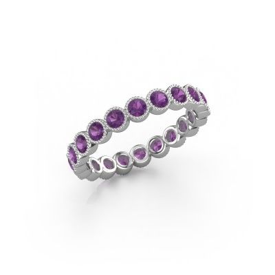 Ring Mariam 0.05 950 platinum amethyst 2.4 mm