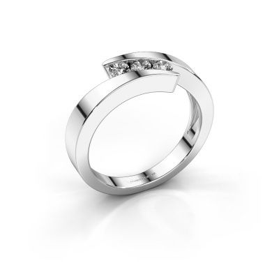 Ring Gracia 950 platinum lab grown diamond 0.24 crt