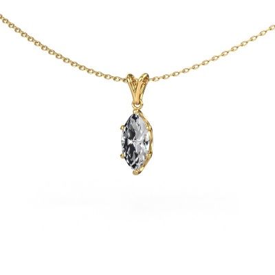 Hanger Sam MRQ 585 goud lab-grown diamant 1.00 crt