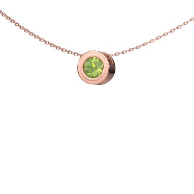 Anhänger Ise 585 Roségold Peridot 5 mm