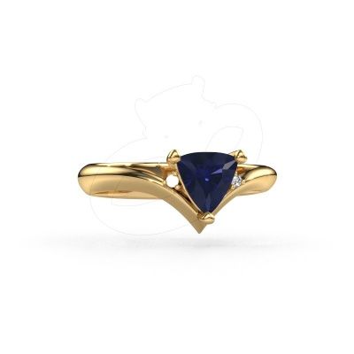 Ring Arlette 585 gold sapphire 7 mm
