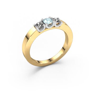 Ring Selina 1 585 Gold Aquamarin 3.7 mm