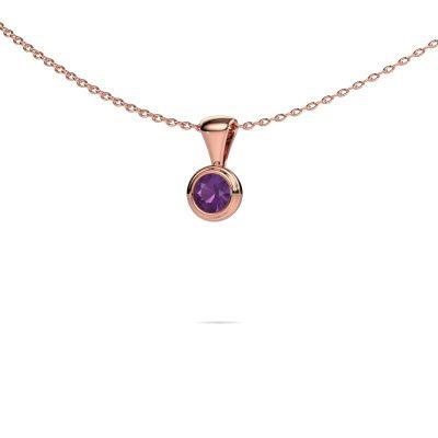 Anhänger Lieke 585 Roségold Amethyst 4 mm