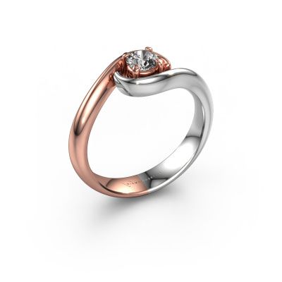 Verlobungsring Linn 585 Roségold Lab-grown Diamant 0.30 crt