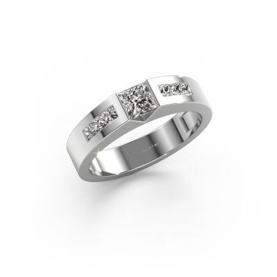 Engagement ring Arlena 2 585 white gold lab-grown diamond 0.25 crt