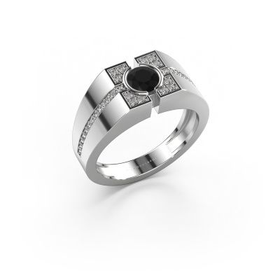 Men's ring Thijmen 950 platinum black diamond 0.855 crt