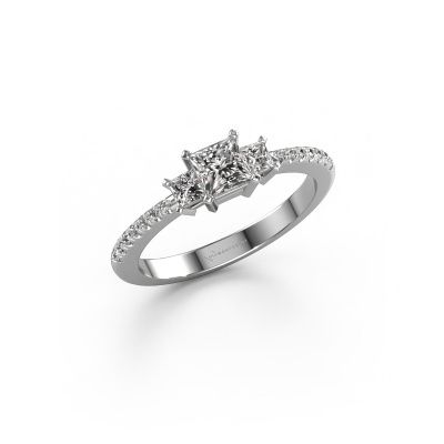 Verlobungsring Dorla 585 Weißgold Diamant 0.71 crt