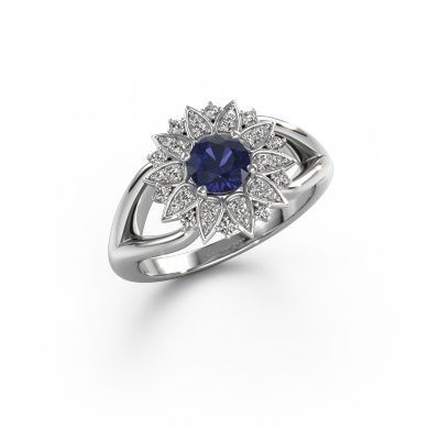 Ring Chasidy 1 585 white gold sapphire 5 mm