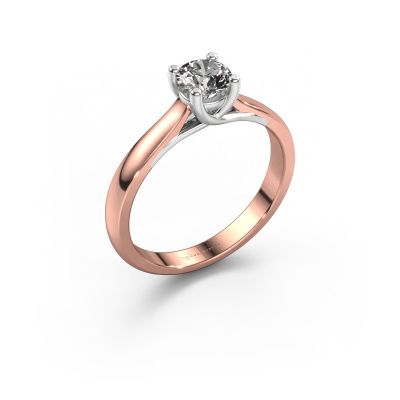 Verlobungsring Mia 1 585 Roségold Diamant 0.40 crt