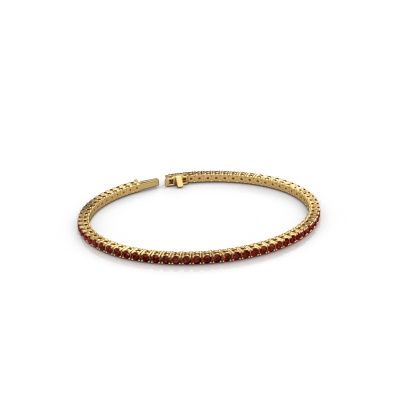 Tennis bracelet Shirley 2.2 585 gold garnet 2.2 mm