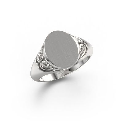 Signet ring Sheilah 2 585 white gold