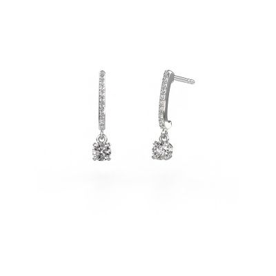 Drop earrings Tanja 1 950 platinum diamond 0.634 crt