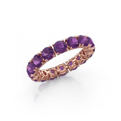 Vorsteckring Vivienne 4.0 585 Roségold Amethyst 4 mm