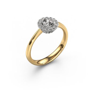 Verlobungsring Debi 585 Gold Zirkonia 4.2 mm