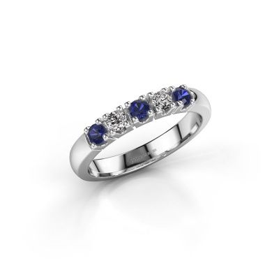 Ring Rianne 5 585 white gold sapphire 2.7 mm