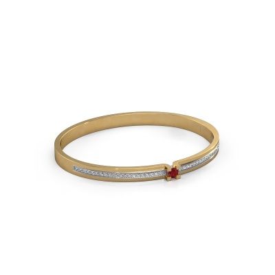 Bracelet Myrthe 585 gold ruby 4 mm