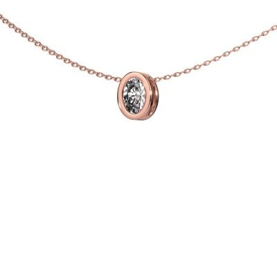 Anhänger Lavon OVL 585 Roségold Diamant 0.40 crt