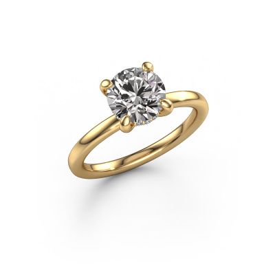 Verlobungsring Simone RND 2 585 Gold Zirkonia 7.3 mm
