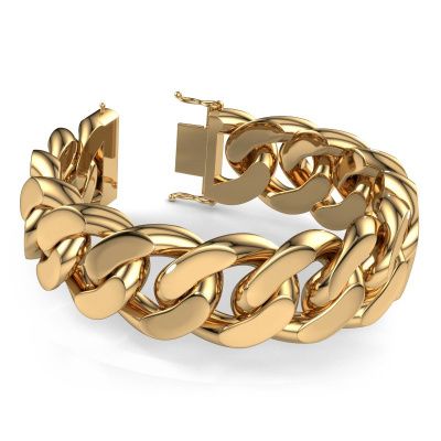 Cuban bracelet ±0.98 in 585 gold