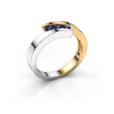 Ring Gracia 585 goud saffier 2.7 mm