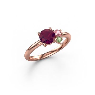 Ring Anouk 585 rose gold rhodolite 6 mm